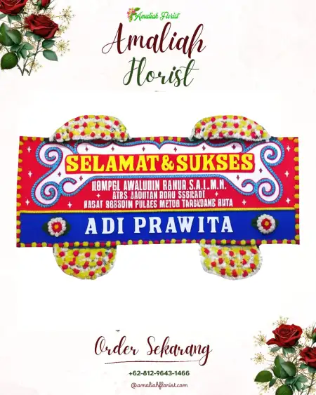 Papan Bunga Ucapan Selamat Andapraja
